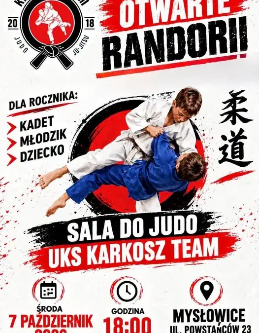 UKS Karkosz Team zaprasza na wspólne randori w Mysłowicach