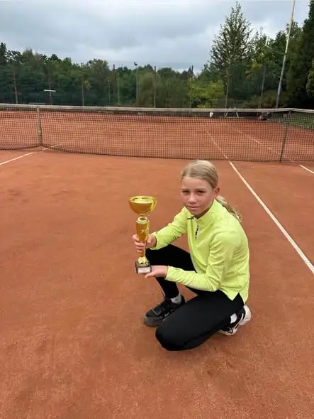 Maja z Mysłowic podwójną mistrzynią województwa śląskiego U14 w tenisie