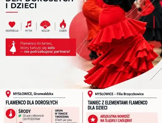 Flamenco w Mysłowicach – nowe zajęcia dla dorosłych i dzieci